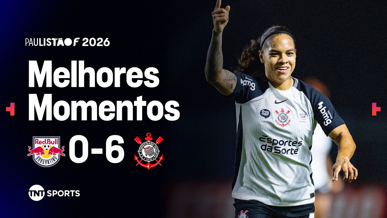 Corinthians Goleia E Vence Primeira | Rb Bragantino 0 X 6 Corinthians | Paulistão Feminino