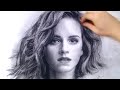 Gorgeous Hermione / Emma Watson Charcoal Drawing - soothing music