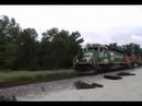 BNSF 7812 leads an EB light power move at Channahon, IL.