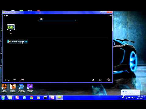 how to kik on laptop