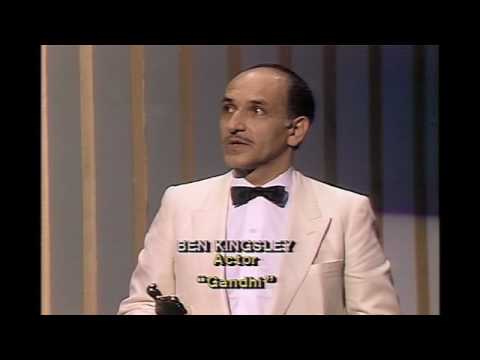 ben kingsley - John Travolta presenting Ben Kingsley with the Best Actor Oscar® for his performance in