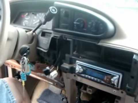 Removing and installing a car stereo…for a Ford Aerostar Van!!!