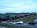 ACTS class66(ex DLC) en 7105 met veendammer over de ijsselbr