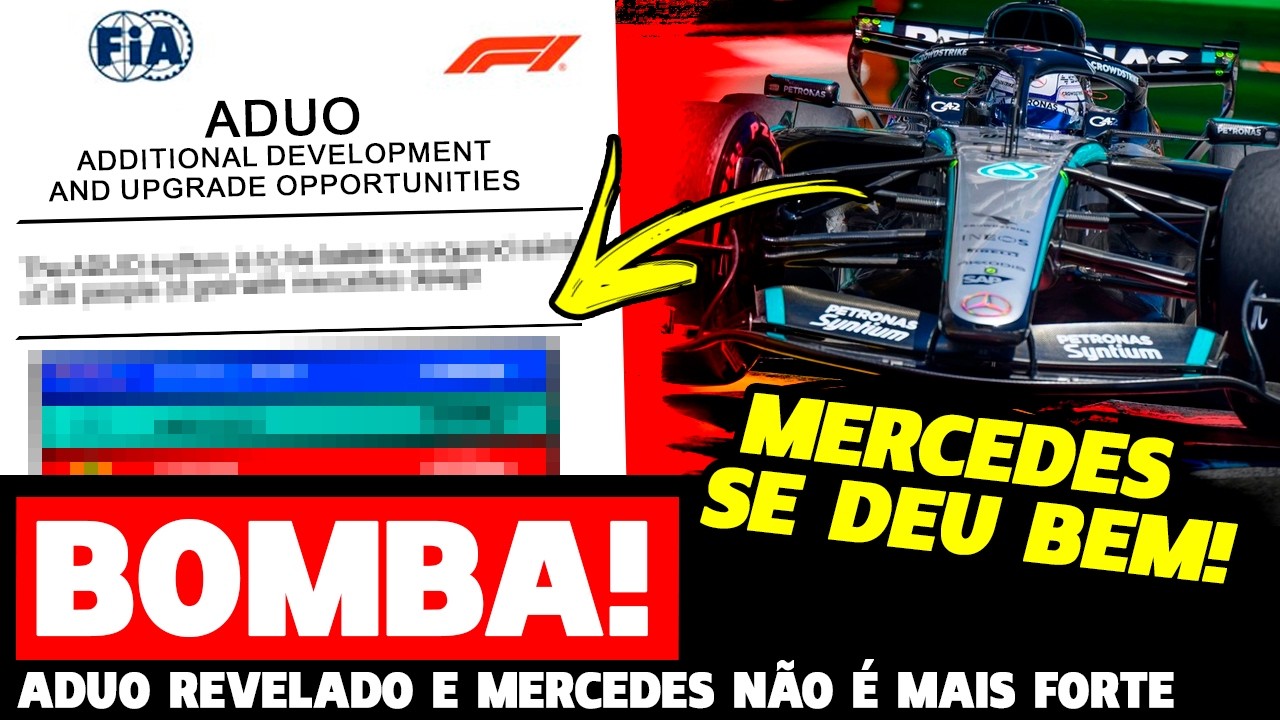 🚨BOMBA: ADUO É REVELADO E MERCEDES NÃO TEM O MOTOR MAIS FORTE! VEJA QUEM PODERÁ ATUALIZAR |FÓRMULA 1