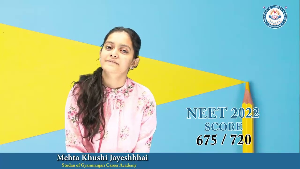 NEET UG 2022 I Meet Top Performer I Testimonial I Khushi Mehta I Exclusively With #Gyanmanjari