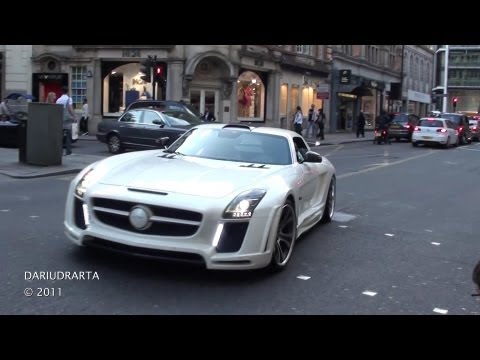 Qatar Fab Design Mercedes SLS AMG in london Qatar Fab Design Mercedes SLS AMG in london