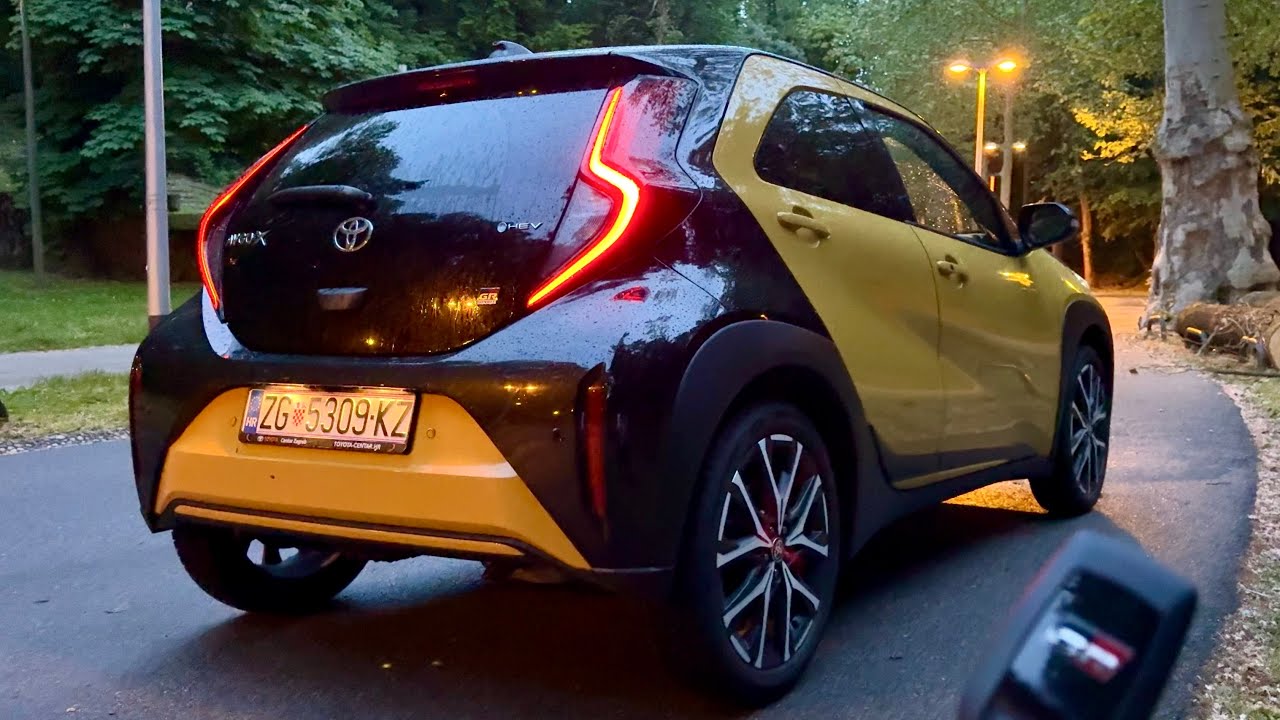 TOYOTA AYGO X 2026 - EVENING POV test drive (GR Sport Hybrid)