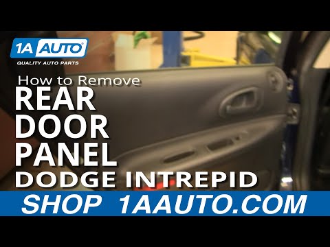 How To Install Replace Rear Door panel Dodge Intrepid 98-04 1AAuto.com