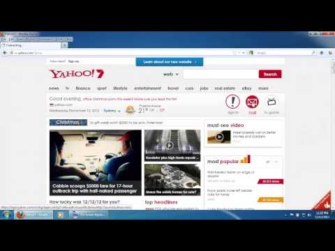 how to i make yahoo my homepage