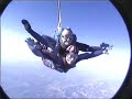 First tandem jump with parachute First tandem jump with parachute