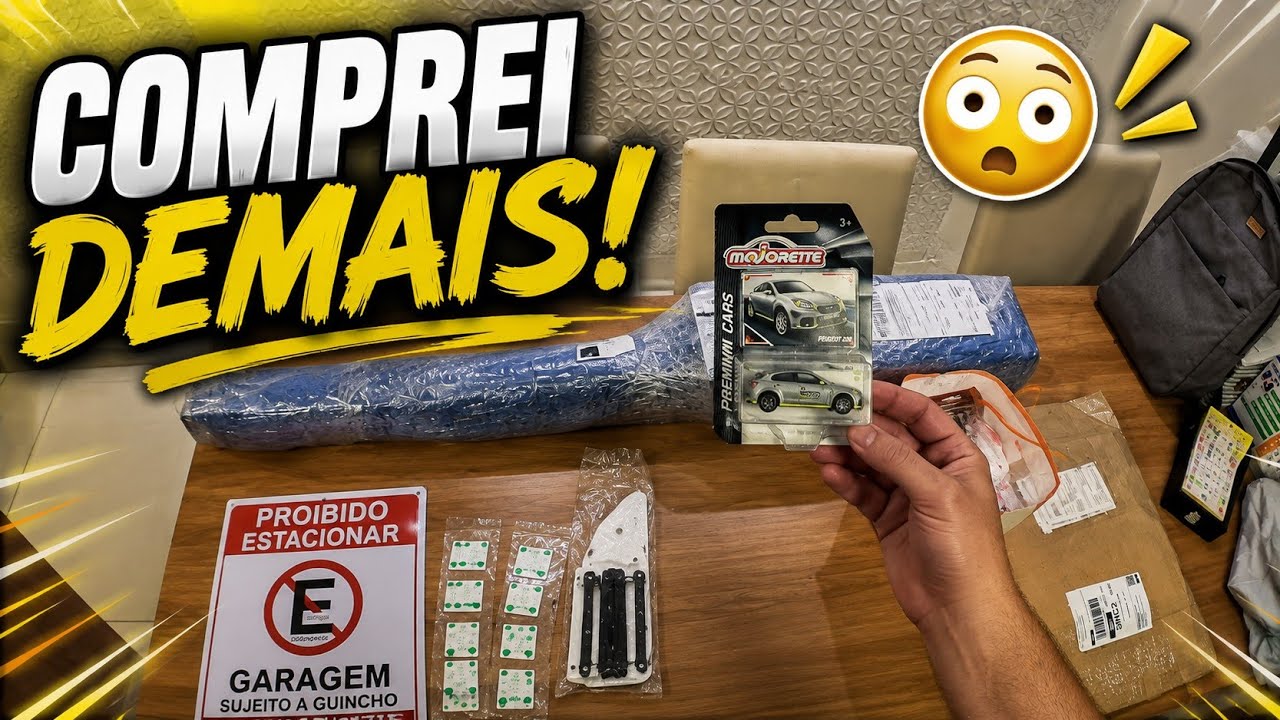 📦 UNBOXING: O QUE CHEGOU PROS CARROS?! 😳