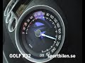 New VW Golf R32 on Autobahn