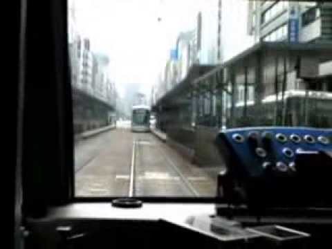 （広島）路面電車の車窓風景０２　紙屋町東　→　紙屋町西