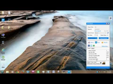 how to turn desktop into wifi hotspot