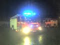bathgate 541 wrl/et with its blue lights on