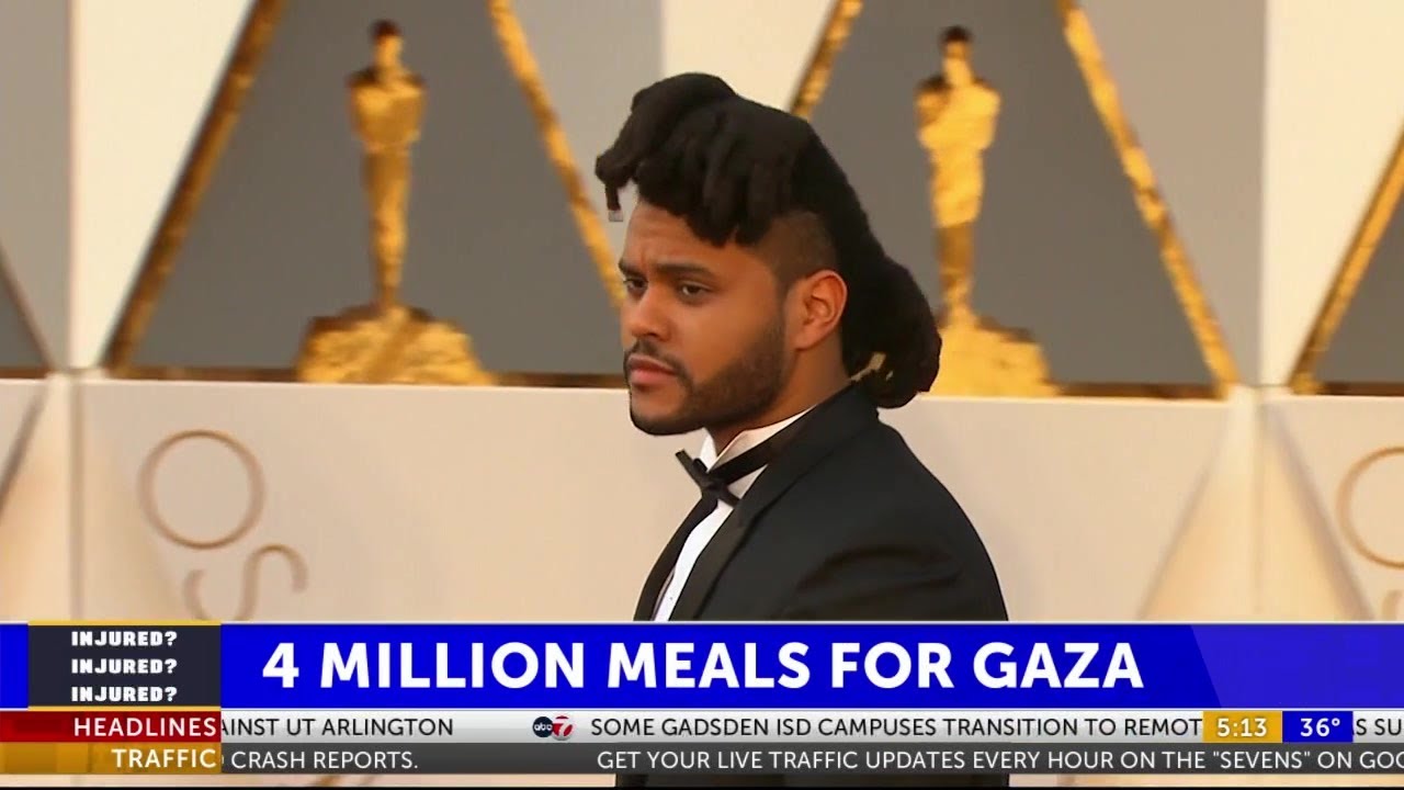 The Weeknd Provides Four Million Meals for Gaza Through WFP Support