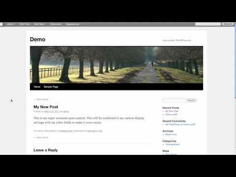 Create and Edit Posts