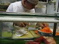 Slicing Salmon Sashimi