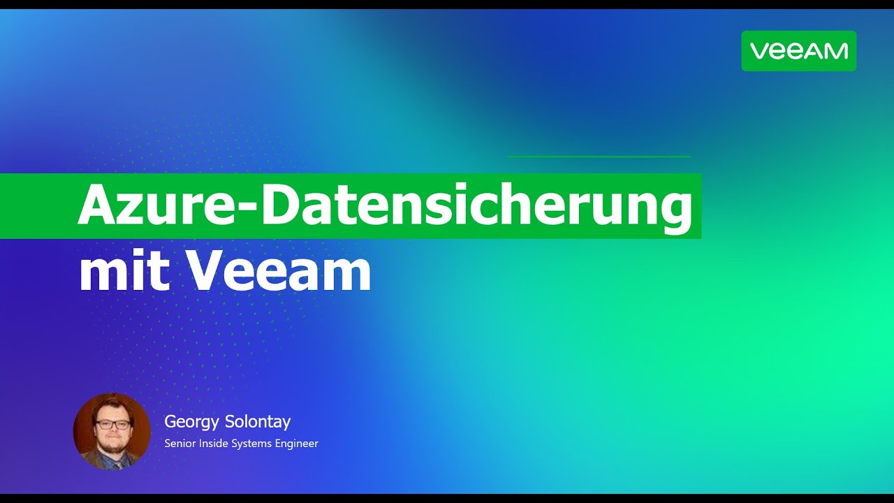 Azure-native Backup with Veeam: Product Demo   video