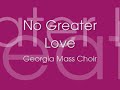 Thanks for listening.. Feel free to stop by with any requests you may have, and subscribe. May God bless you! :) LYRICS: Verse: For God so loved the world, that He gave His only begotten Son. The Son gave His life for me, when He died on Calvary. There is no greater love, no love nowhere, no greater love; than a man would lay down His life for a friend, no love nowhere, Ive searched all over. Chorus 1: There is no greater love, there is no greater love, there is no greater love, no greater ...