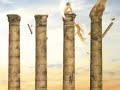 Pinturas surrealistas de Desiertos Quim Hereu/ Dead can Dance Bylar