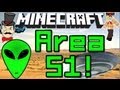 Minecraft ALIEN UFO Takeoff ! AREA 51 !