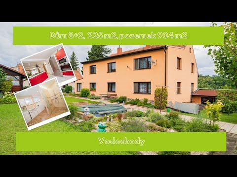 Video Rodinný dům 8+2, celková plocha 225 m², pozemek 904 m2, Vodochody