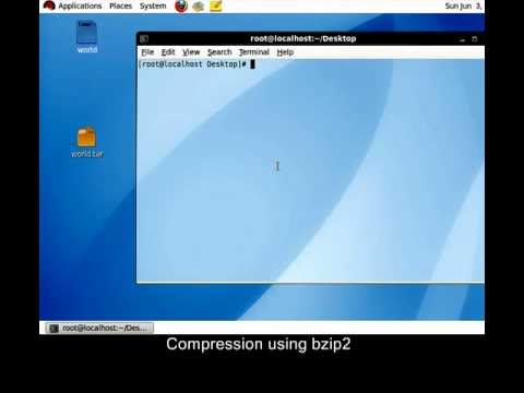 how to zip and unzip files in linux