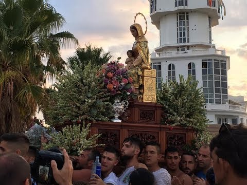 Procesión Virgen del Mar 2019-Punta del Caimán (El Desembarque).