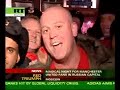 Man U fans celebrate triumph in Moscow final
