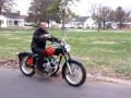 Enfield Bullet based 700 cc V twin start and ride off