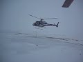 AStar 350BA landing remote site, Canadian Arcitc