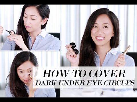 how to cover up purple under eyes