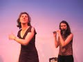 natacha improvises, with sylvaine h�lary on flute at slam session hosted by dgiz at l'atelier du plateau