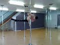 Male Pole Dance at Pole Divas -- Training clip # 2