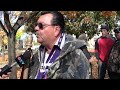 Six Nations Protester, activist interview in Victoria Park with CTV