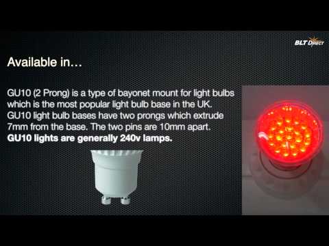 LED GU10 Cluster Red 1.8 Watt (21 LEDs)