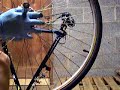 Remove and install a 6 speed bike cassette on a new wheel Remove and install a 6 speed bike cassette on a new wheel