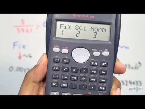 Calculadora casio notacao cientifica desabilitar