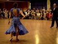 marina corleto and coach william wymer performing to placido domingo's blue moon and moon river at the usa dance dinner dance at kent state on october 28, 2007.