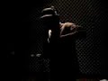 D�me is warming up his human beatbox