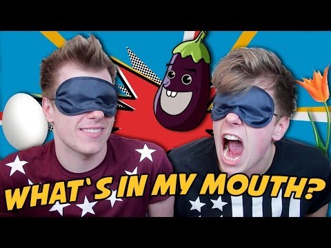 WHAT'S IN MY MOUTH BLINDFOLD CHALLENGE