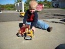 Holt Playing with Truck