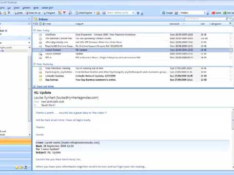 how to define rules in outlook 2007