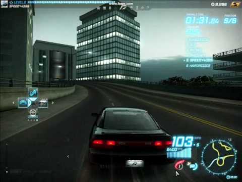 NFSWO Multiplayer race (and a crap load of lag)