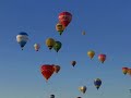 Baloons and paragliders  over Alytus