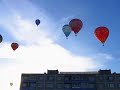 Baloons and paragliders over Alytus Baloons and paragliders over Alytus