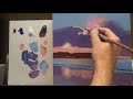 Acrylic landscape painting techniques. Lessons for beginners Part 4