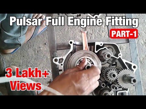 Bajaj pulsar 180cc full engine fitting Part 1