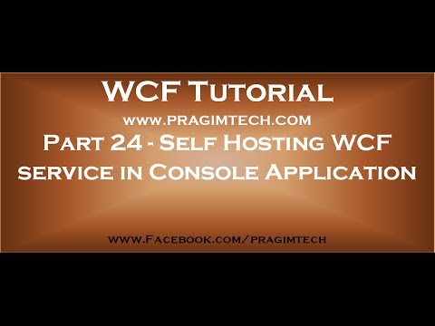 how to know if wcf service is running